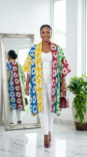 African Print Kimono Jacket