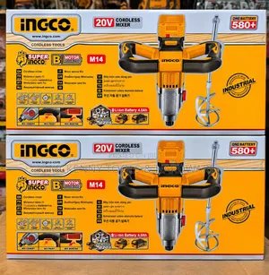 20V INGCO Cordless Paint Mixer – M14 | Brushless Motor | Industrial