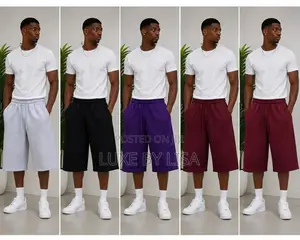 *Premium Quality Jogger Jorts_ Different Colours Available