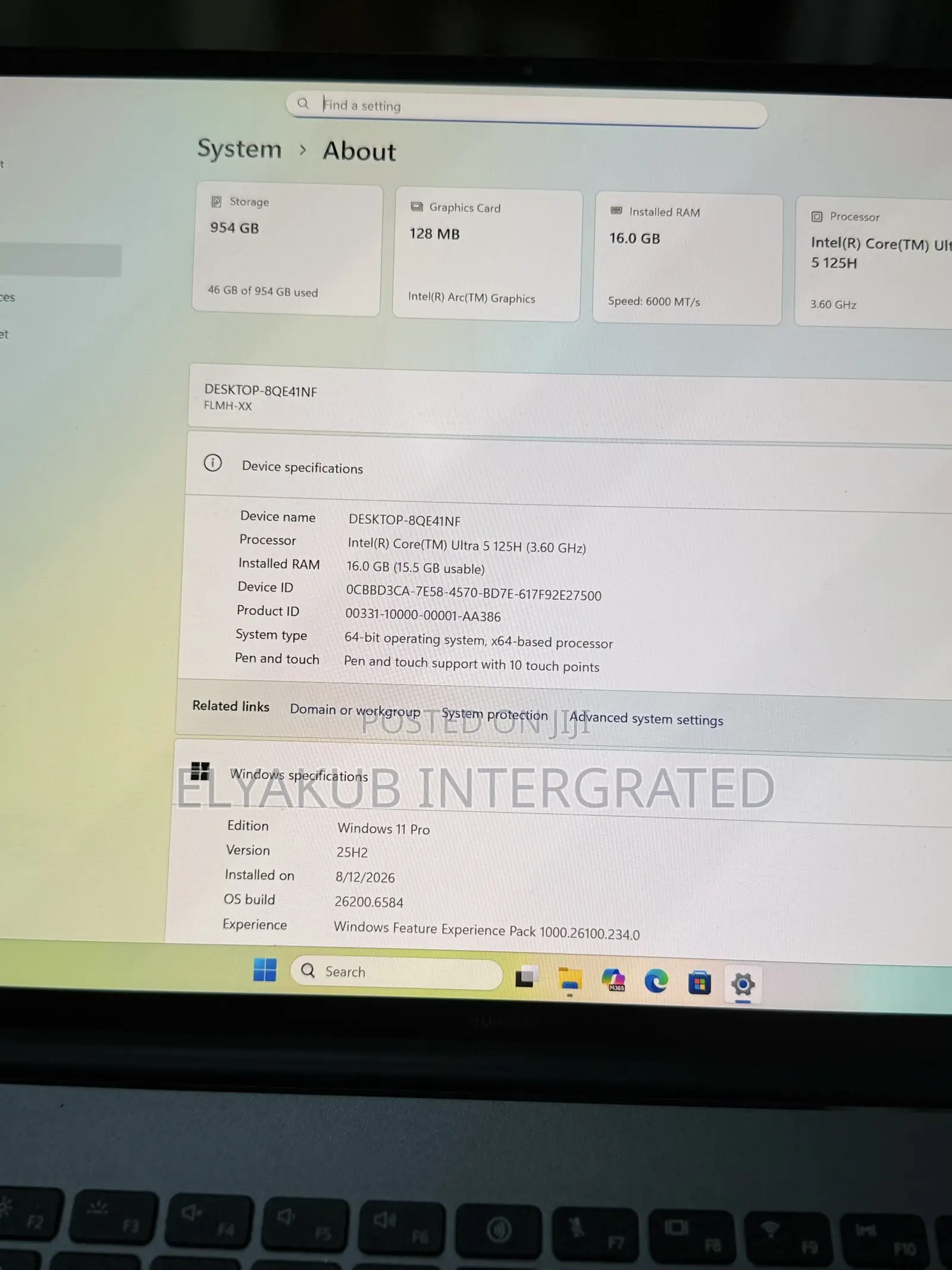 New Laptop Huawei 16GB Intel Core Ultra 5 SSD 1T