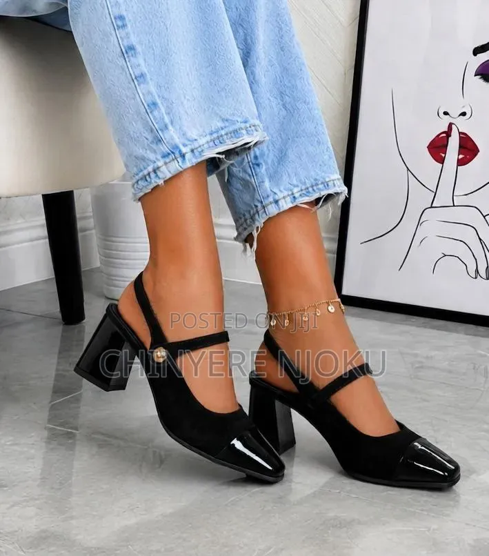 Zara Block Heel Sandals