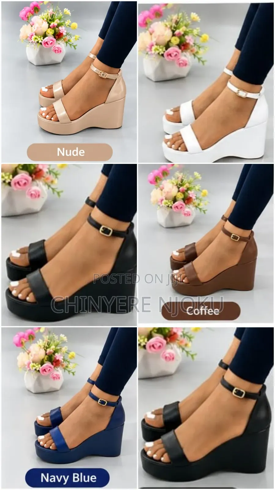 Bamboo Wedge Shoes