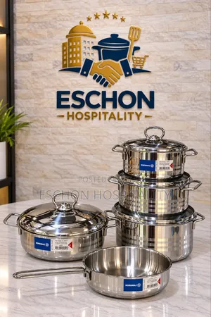 Premium Korkmaz Stainless Steel Cookware Set
