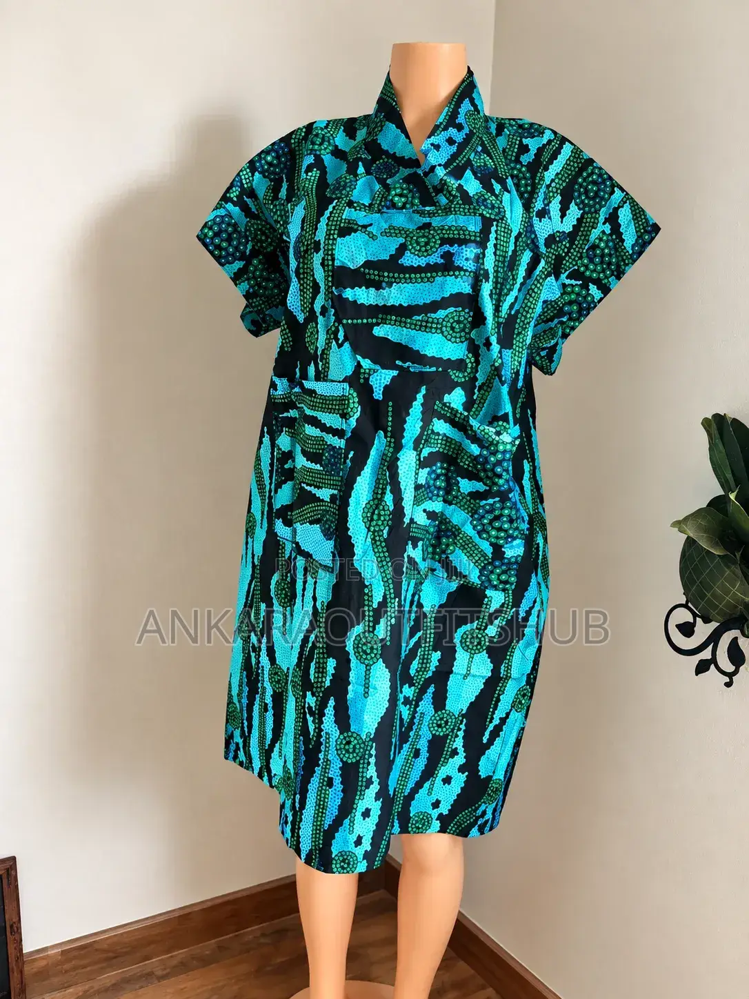 Ankara Short Dress