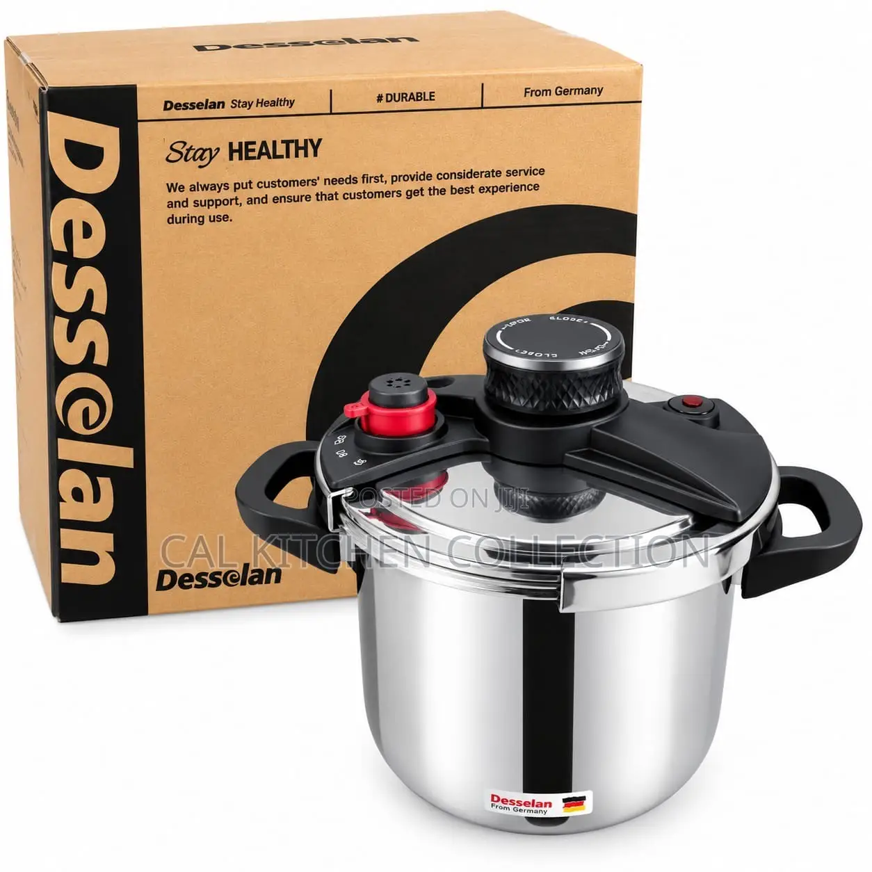Desselan 7 Liters Easy Open Pressure Cooker