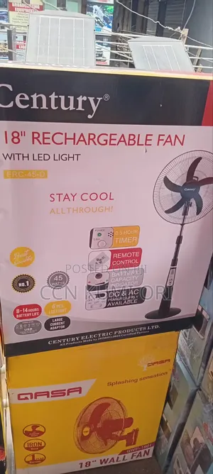 Century FRC-45 D 18-Inch Rechargeable Fan. Remote Control