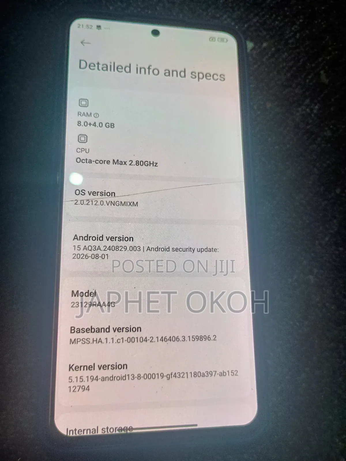 Xiaomi Redmi Note 13 256 GB Black