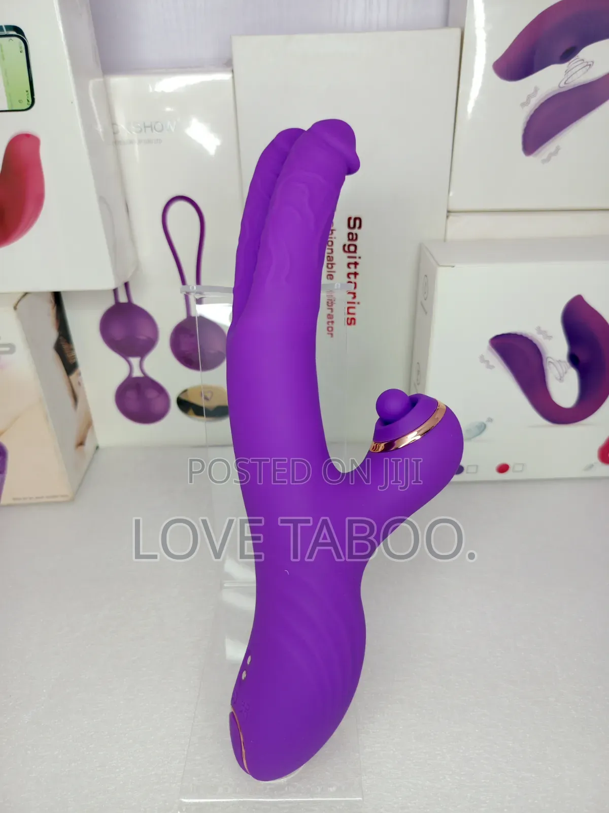 Double Head Rabbit Dildo Vibrator