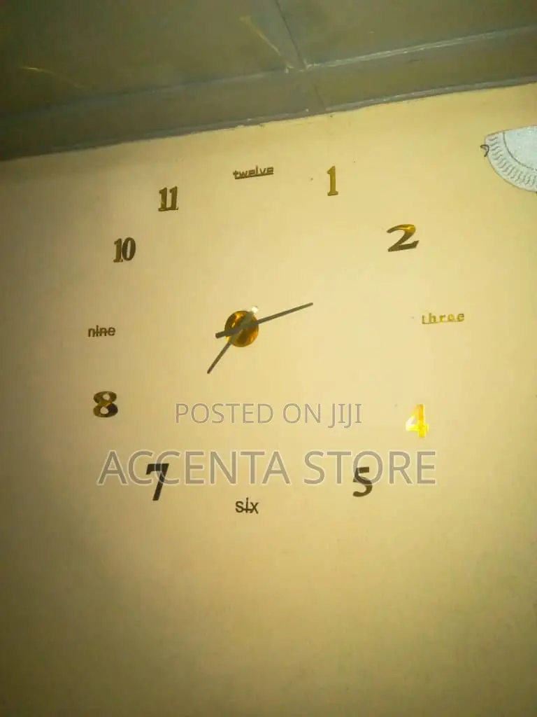3D Large DIY Wall Clock