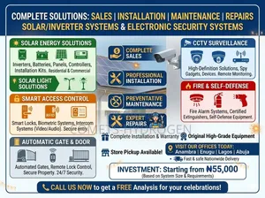 Solar & Smart Home Security & Safety Systems, Sales, Install & Repairs