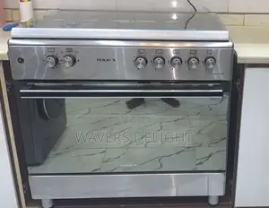 Maxi Gas Cooker 60x90 CM (5) Burners Matte Inox (TR)