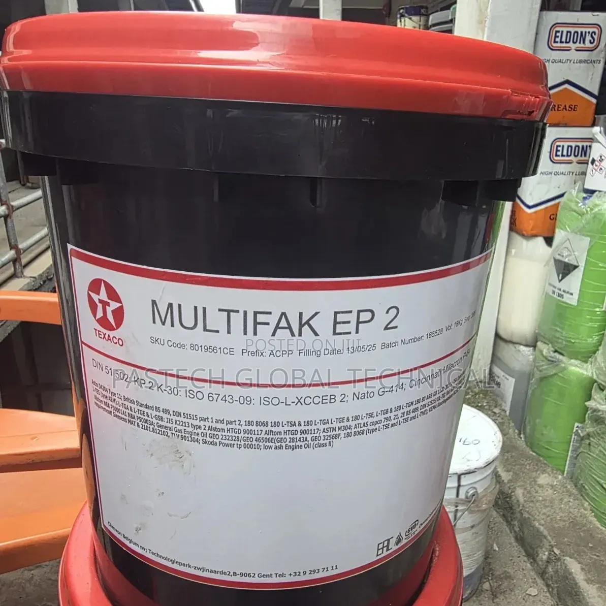 Texaco Multifak EP 2 Grease || 18kg