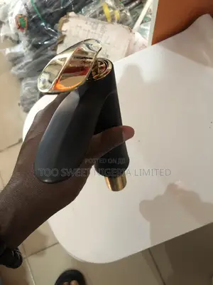 Sharp Basin Tap in Gold and Black
