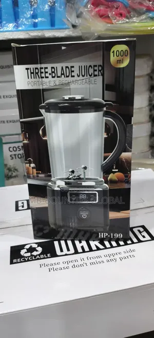 RECHARGEABLE BLENDER - 30 BLADES RECHARGEABLE BLENDER - 1000ml Jar