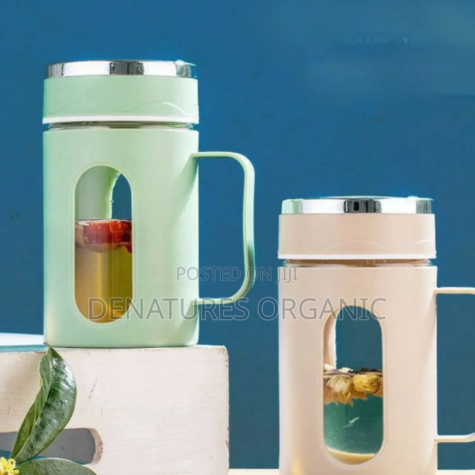Double-Layer Insulated Glass Office Mug