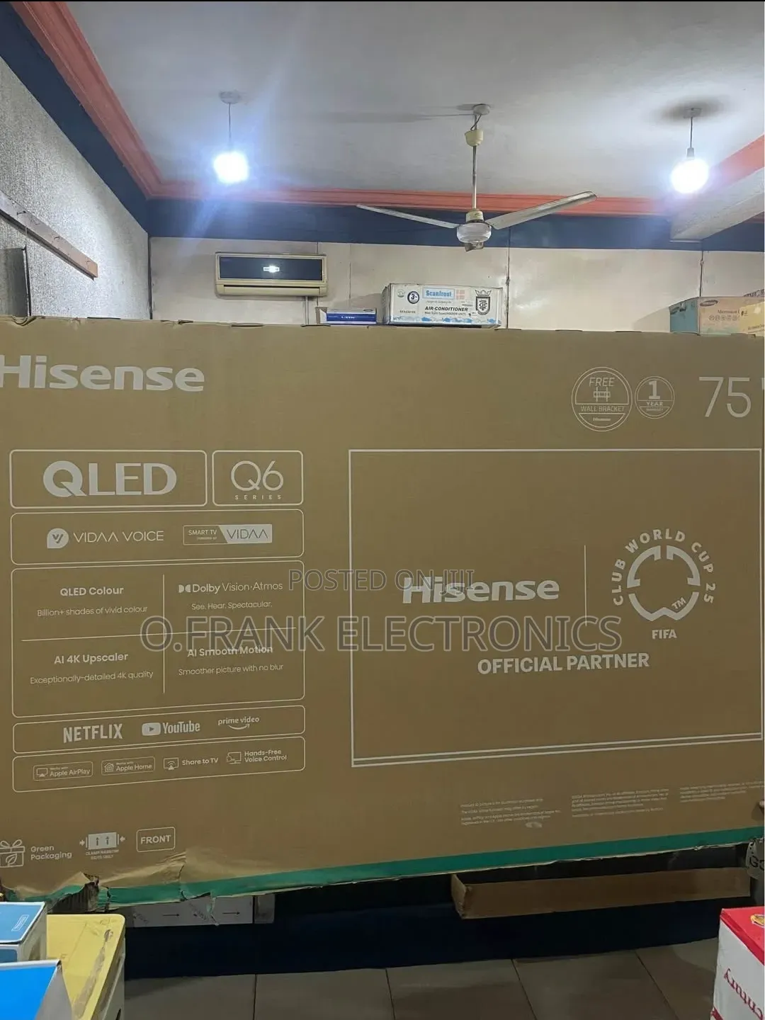 Hisense 75” Smart TV QLED