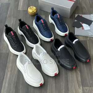 Exclusive Prada Men Slip on Luxury Sneakers