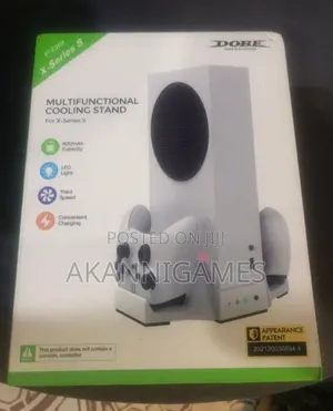 Multi Cooling Stand With Dual Controller Charger for Xbox Series S