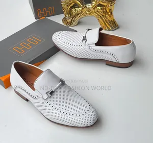 Leather White Shoes