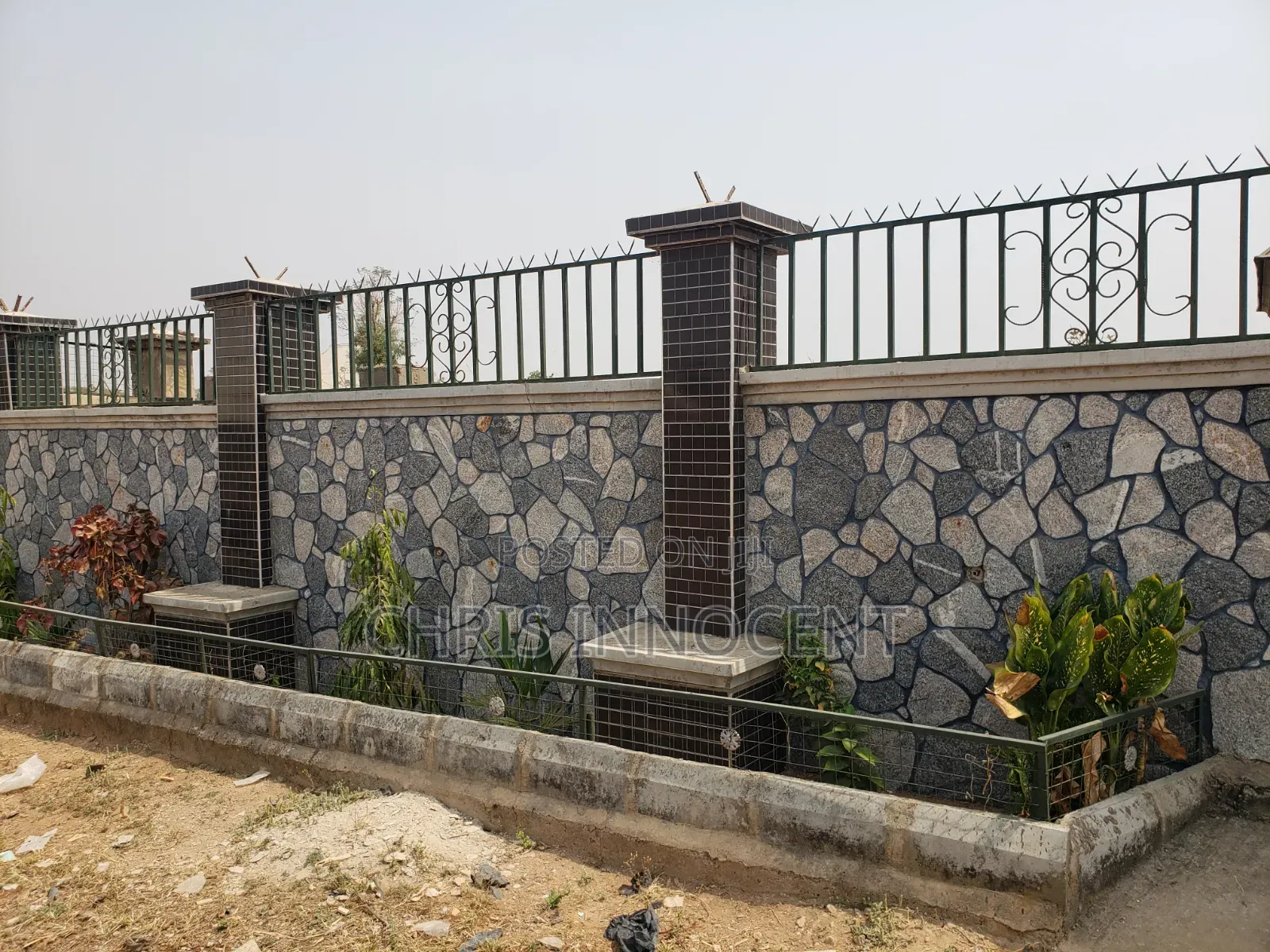 Stone Wall Design (Flag Slabs)
