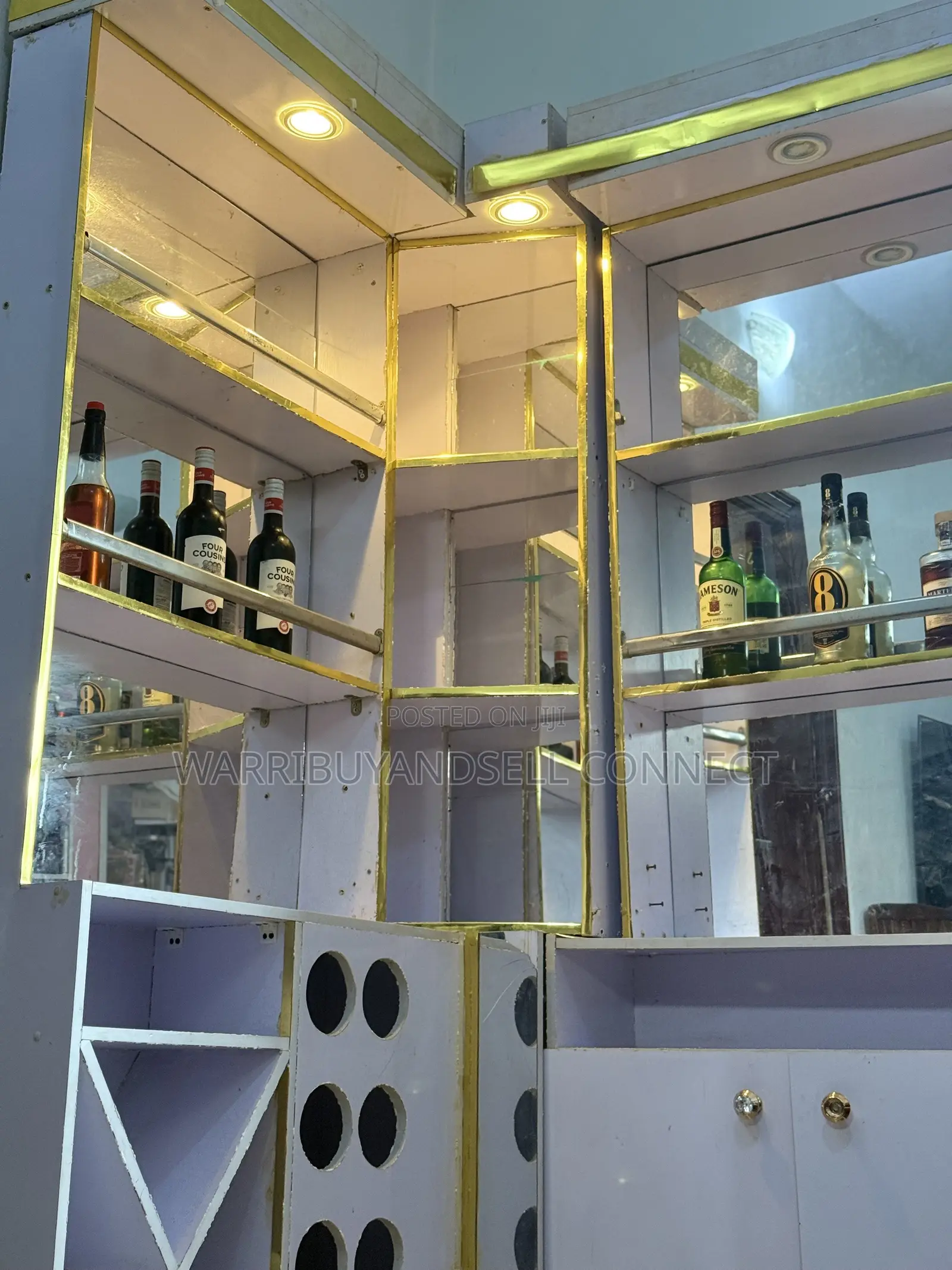 Wine Bar and Storage Shelf