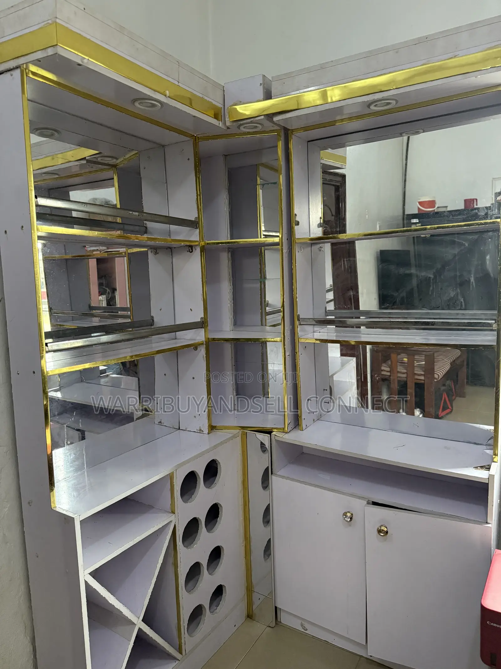 Wine Bar and Storage Shelf