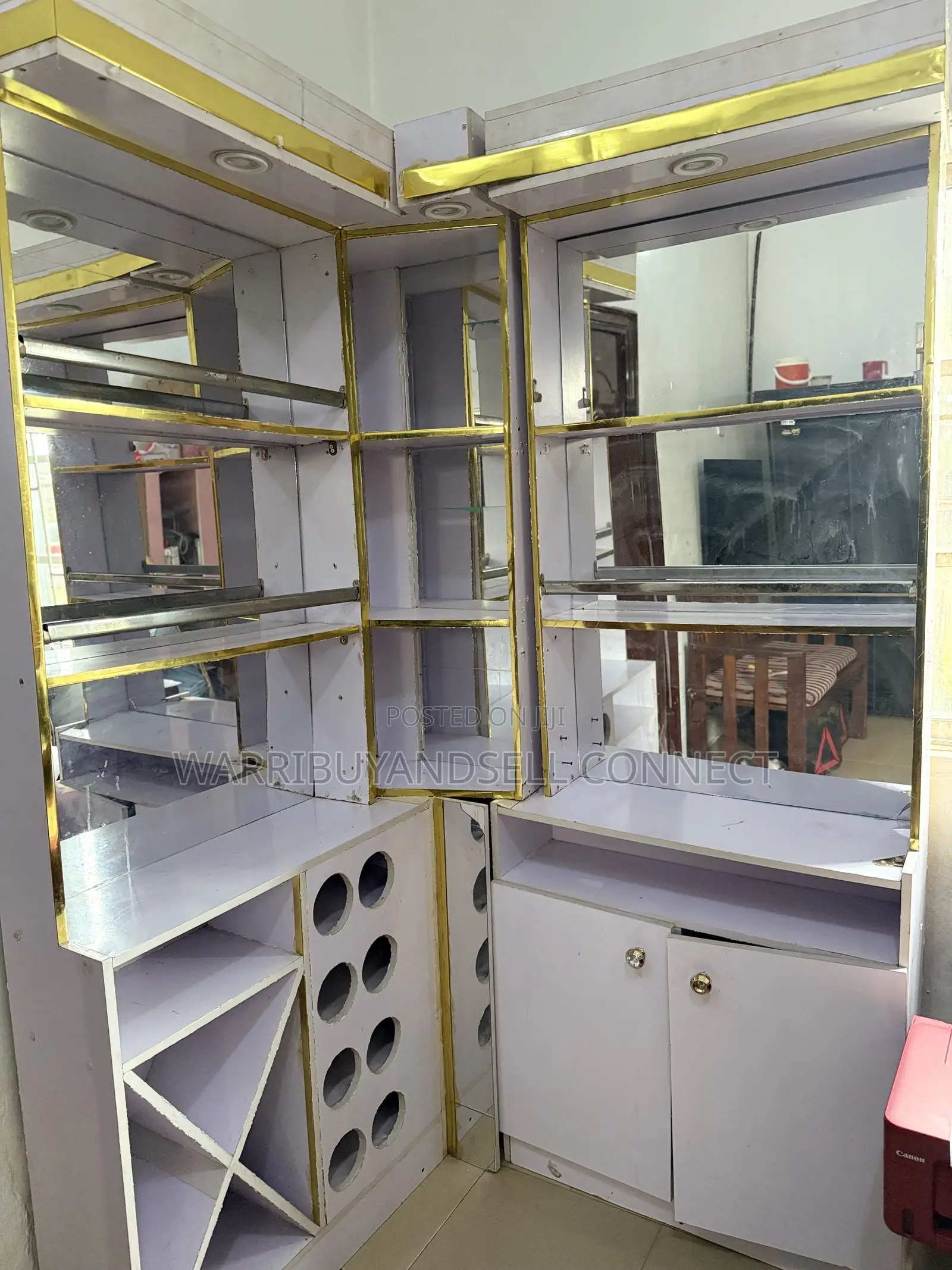 Wine Bar and Storage Shelf
