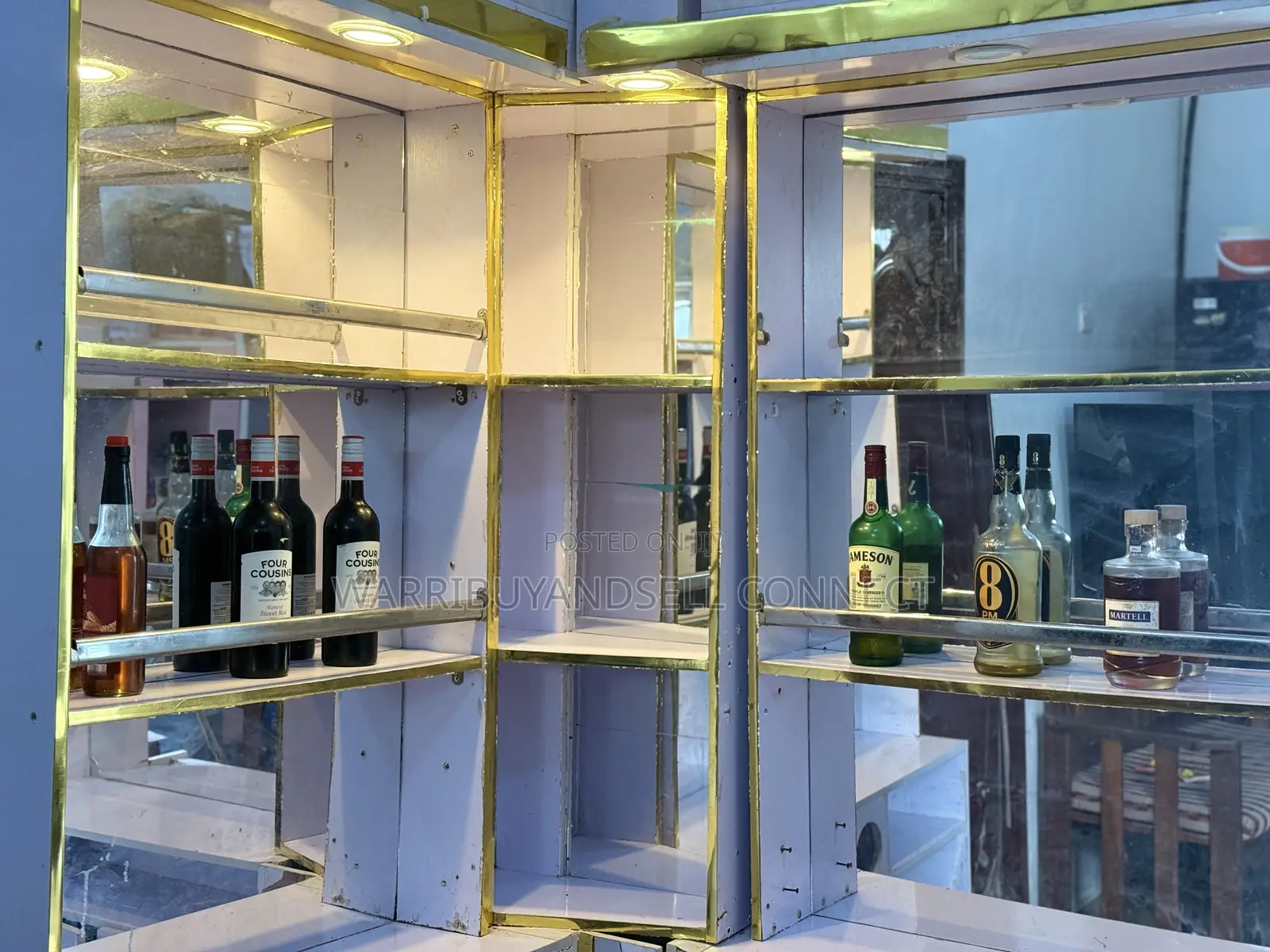 Wine Bar and Storage Shelf