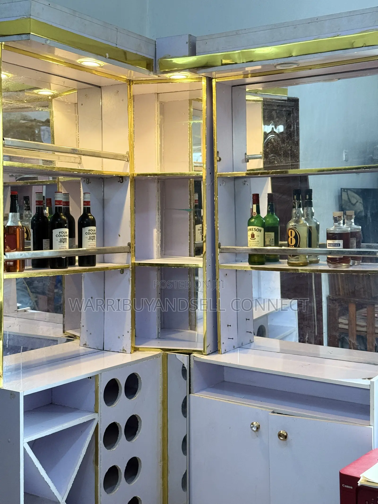 Wine Bar and Storage Shelf