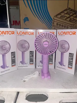 Lontor Rechargeable Mini Fan 4”