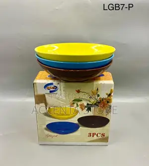 3pcs Breakable Plate Set