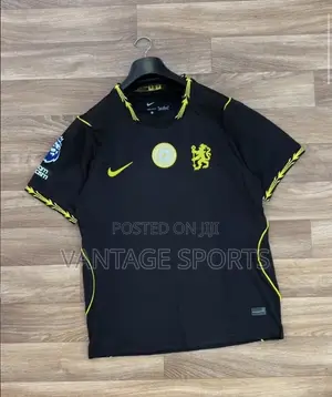 Chelsea Away Jersey -Chelsea FC Black Away Kit | Fan Player Version