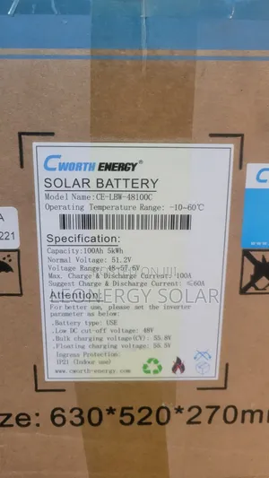 Cworth 5kwh 48v Lithium Battery (Wall Mount)