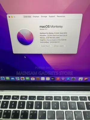 Laptop Apple MacBook Pro 2015 8GB Intel Core i5 SSD 512GB