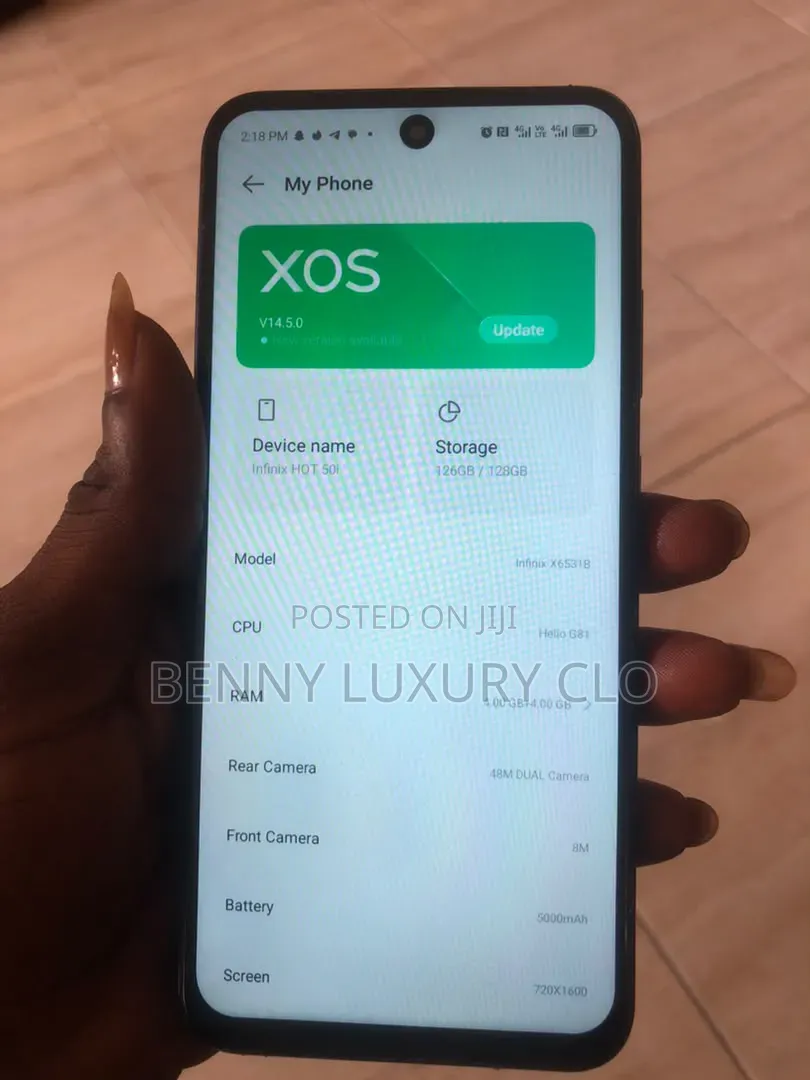 Infinix Hot 50i 128 GB Gray