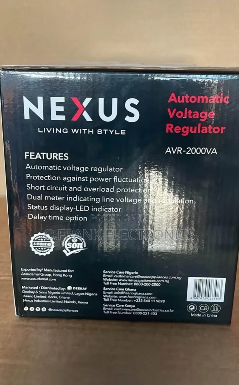 Brand New Nexus 2000VA Stabilizer