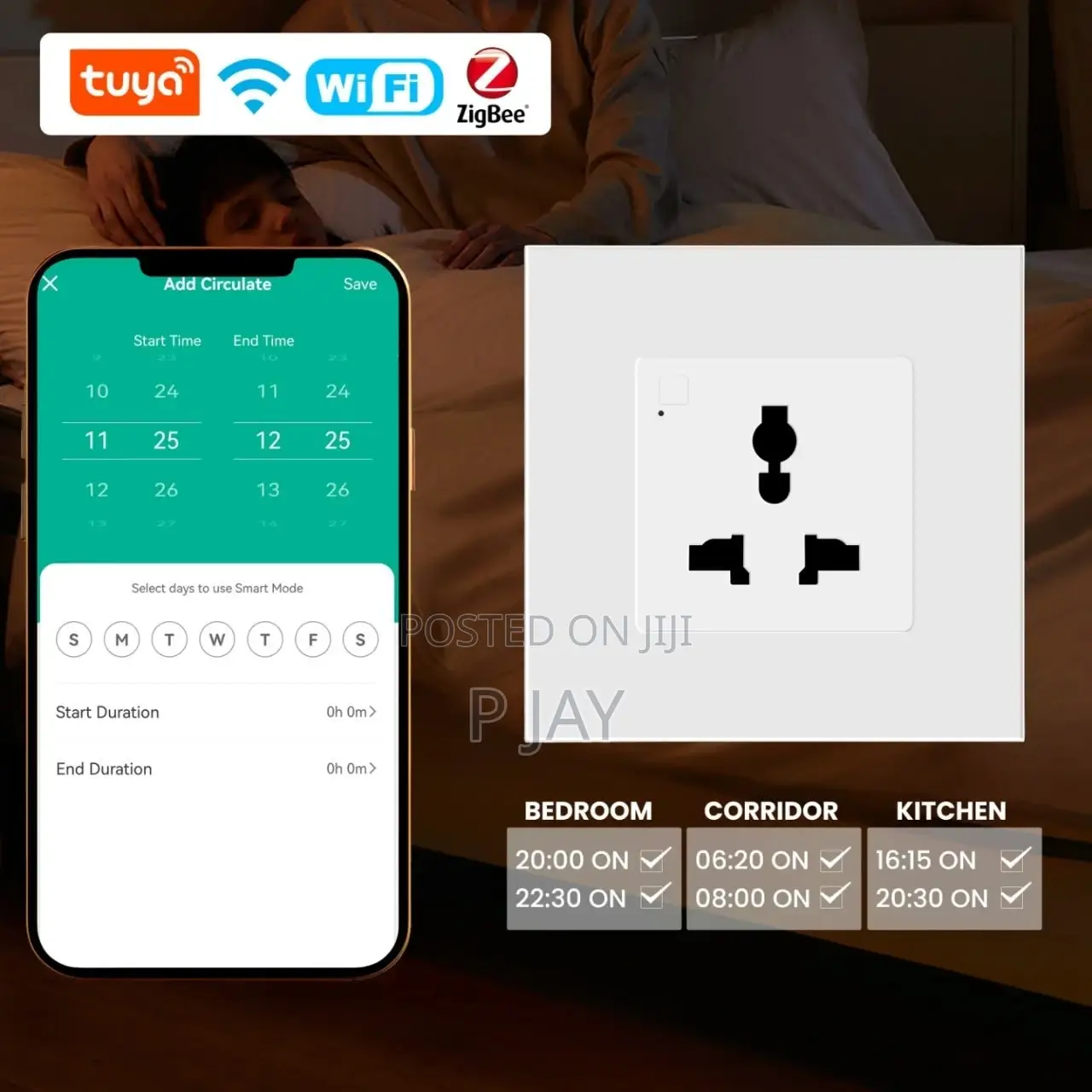 Smart Tuya Zigbee Single Socket