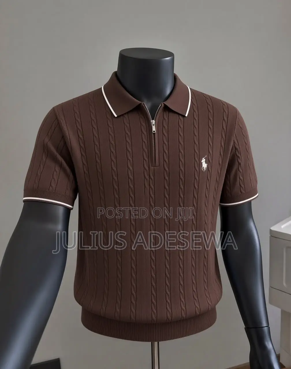 Ralph Lauren Zipper Knit Polo