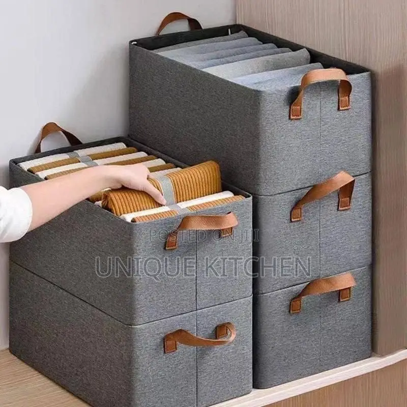 Collapsible Wardrobe Clothes Organizer Boxes