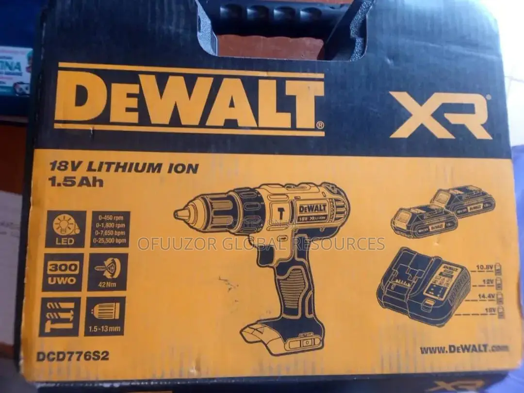 Cordless Dewalt Drill Machine 18volt