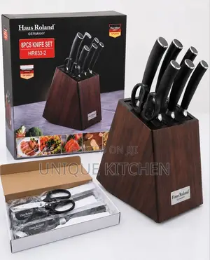 High Carbon Stainless Steel Kitchen Knife- Chef Knives Scissors Set