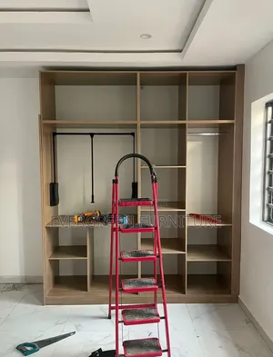 HDF Wood Wardrobe