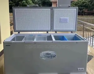 Brand New Bruhm Double Door Commercial Chest Freezer - Silver