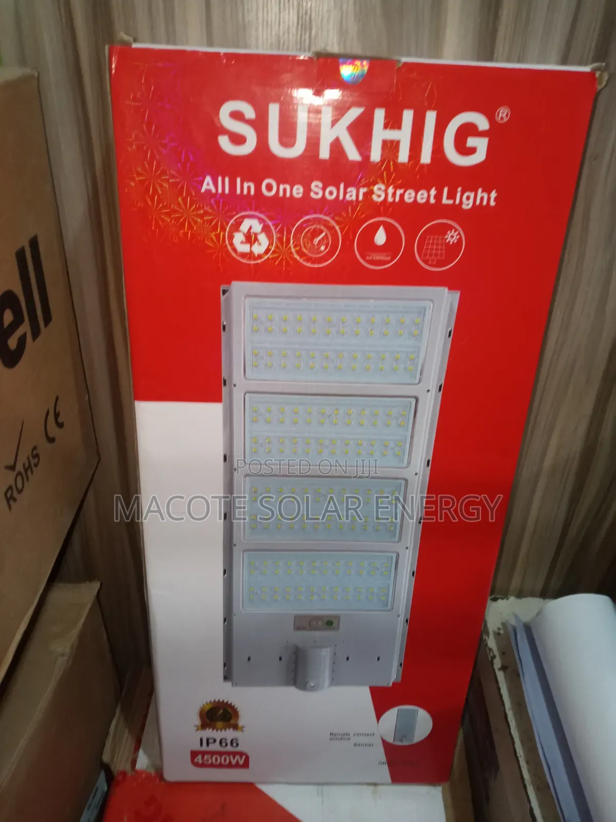 4500w Lithium Battery Solar Street Light