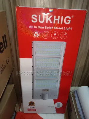 4500w Lithium Battery Solar Street Light
