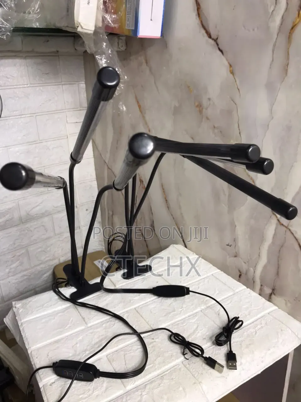 Plant Grow Light, Three-Head Clip, for Indoor Plants, 3/9/12h Timer