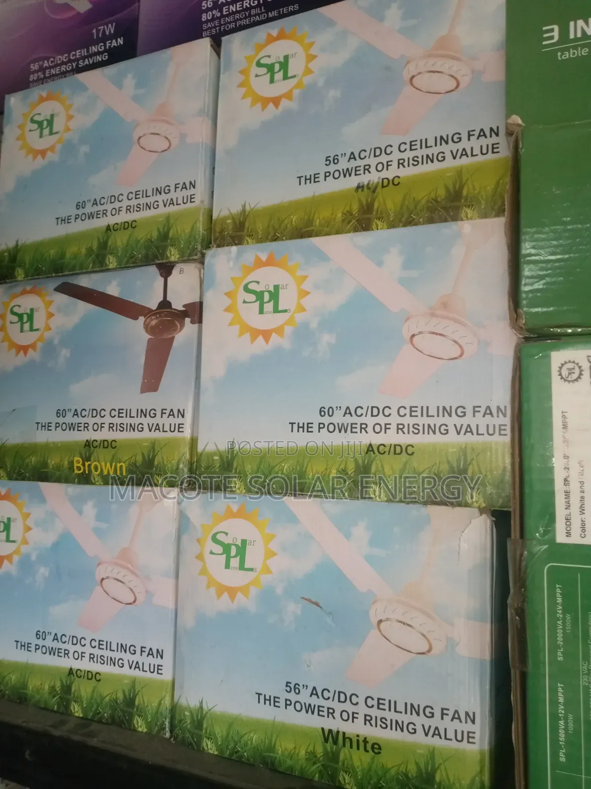 AC/Dc SPL Solar Celing Fan