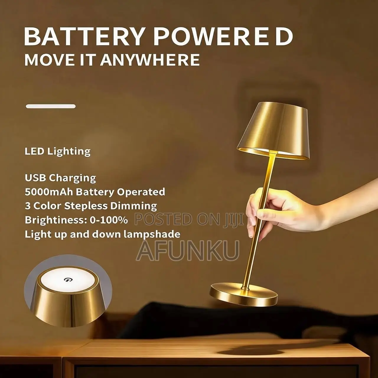 BED LAMP 3 Color Display