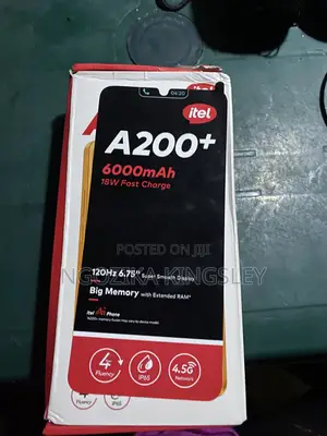 Itel A200+ 128 GB Silver