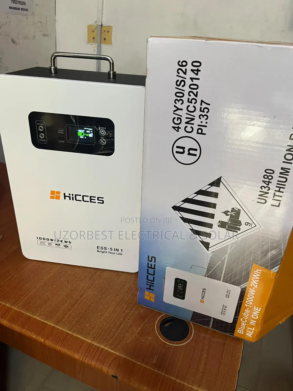 2kwh 1000w Solar Generator (Hicces)